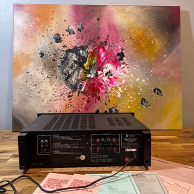 Nikko Dc Power Amplifier Alpha 20 Vintage Black Solid State 480w Warm Sounding image 15