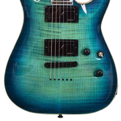 ESP USA Horizon-II FM FSM Aqua Marine Sunburst image 2