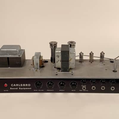 RARE 1970's Carlsbro CS 60 PA 60w Reverb Amp with 2x12 20w Celestian Towers image 10