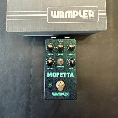 Wampler Mofetta Distortion Pedal - Black / Teal- New! image 2