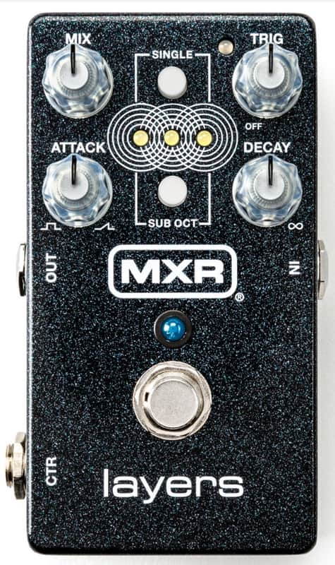 MXR M307 Layers Trigger Sustain Octave Electric Guitar Effects Pedal image 1
