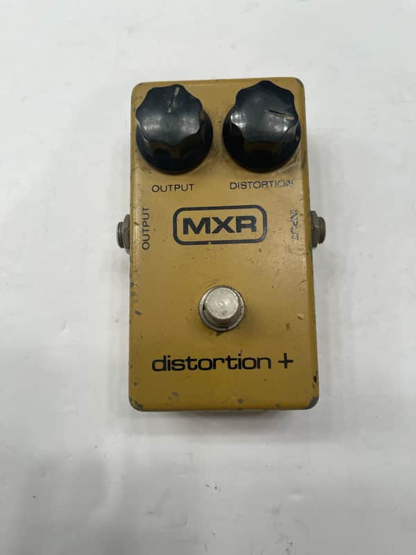 MXR Distortion + Plus Overdrive Vintage 1981 Block Logo Guitar Effect Pedal image 1