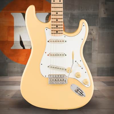 Fender Yngwie Malmsteen Stratocaster Scalloped Maple Fingerboard - Vintage White image 1