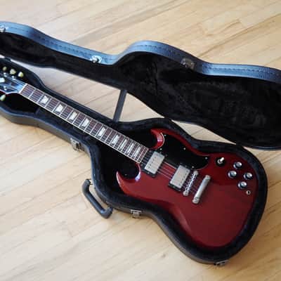 1990 Greco SG Electric Guitar Cherry SS-600 Lawsuit Mint
