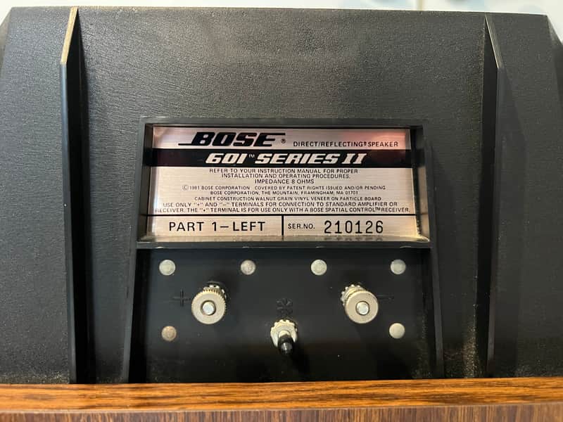 Bose 601 Series II Direct Reflecting Loudspeakers | Reverb
