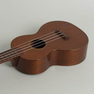 C. F. Martin Style 1-C Concert Ukulele (1926), black tolex hard shell case. image 7