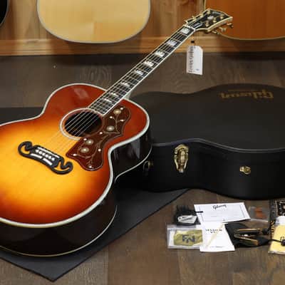 2018 Gibson Custom Shop SJ-200 Regal Jumbo Acoustic Guitar Sunburst + COA OHSC image 1