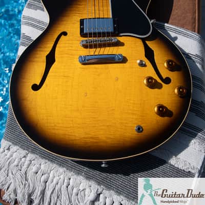 1994 Gibson ES-335 Dot Figured - Vintage Sunburst - Pro Set Up w Perfect Frets/Action/Intonation! image 3
