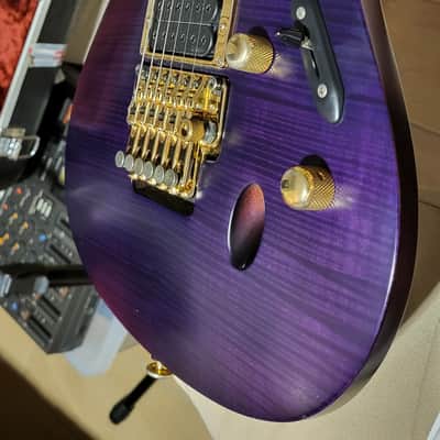Ibanez EGEN18-TVF Herman Li Signature with Rosewood Fretboard 2008 - 2016 - Transparent Violet Flat image 8