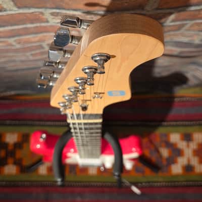 Monoprice S-Style Electric Guitar Red image 3