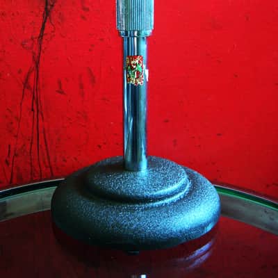 Vintage 1940's era Atlas Sound DS7 cast iron microphone desk stand Shure Electro Voice DS5 DS10 # 1 image 6