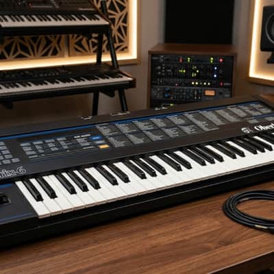 Oberheim Matrix 6 61-Key 6-Voice Synthesizer 1985 - Black