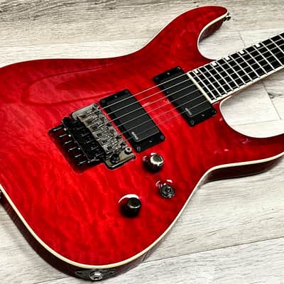 ESP Horizon FR-II Trans-Red Quilted Maple Top image 7