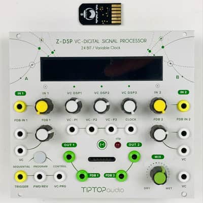 Tiptop Audio Z-DSP module with Halls of Valhalla DSP card, mint condition image 2