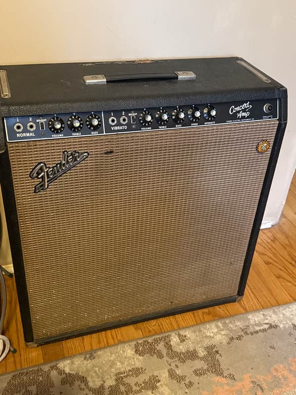 1964 Fender Concert AA763 40-Watt 4x10"  Black Panel image 1