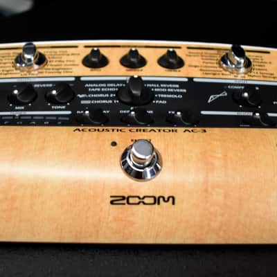Zoom AC-3 Acoustic Creator Guitar DI/Effects Pedal image 2
