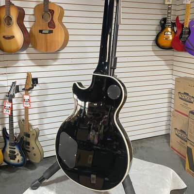 Epiphone Les Paul Custom - Ebony w/Crossrock Hardshell Case image 12
