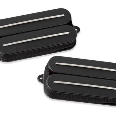 Seymour Duncan Hot Rodded Rail Humbucker set - black image 1