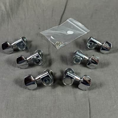 1970s Schaller M6 Split Shaft 3 + 3 Tuning Machines image 3