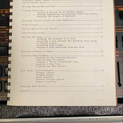 Linn LinnDrum LM2 1980s with Road Case and Original Documents image 17