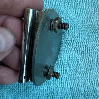 Ludwig Vintage Tom Drum Clip Style Mount Assembly - Vistalite era - 2” 70s 80s - Chrome Bild 4