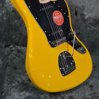 Squier FSR Affinity Jaguar Graffiti Yellow w/ FREE Same Day Shipping image 7