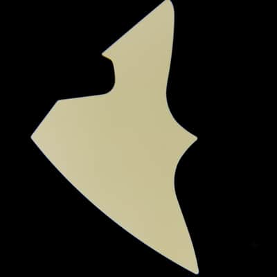 Custom Guitar Pickguard fits Harmony H22 Bass Guitar, single-ply cream
