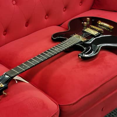 DBZ Imperial Thinline Guitar  Black image 7