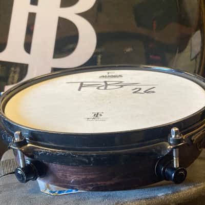 Terry Bozzio's 1998 DW 2x10" Maple Piccolo Tom. Autographed! Walnut Satin Oil image 20