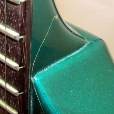 Used Hamer Eclipse Candy Green Made in USA c. 1998 W/ Gig Bag VGC image 9