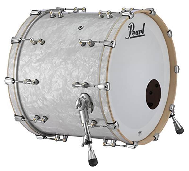 Pearl Music City Custom Pure 26"x18" Bass Drum w/o BB3 Mount, White Marine Pearl (RFP2618BX/C448) image 1