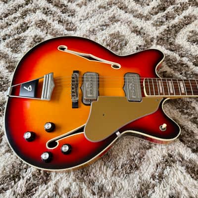 Fender Coronado II with Rosewood Fretboard 1967 - Sunburst image 3