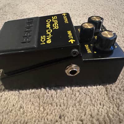 Boss SD-1-4A 40th Anniversary Super Overdrive 2021 - Black / Yellow Bild 3