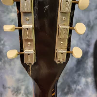 Vintage RARE 1956 Kay Model K32 Sunburst Super Grand Archtop Neck Reset Pro Setup New Strings Softshell Case image 10