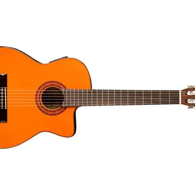 Washburn C5CE-A Classical Series Cutaway Nylon-String Classical Acoustic-Electric Guitar image 6