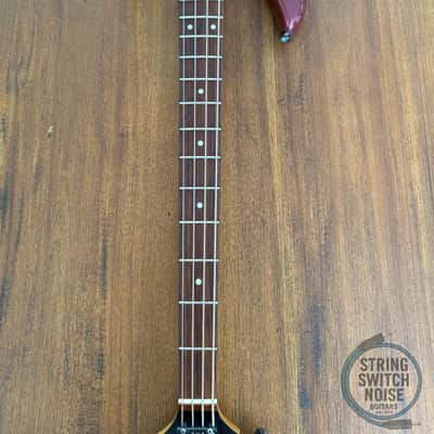 Yamaha RBX370A, Bass Guitar, Burgundy, 1991, Active image 11