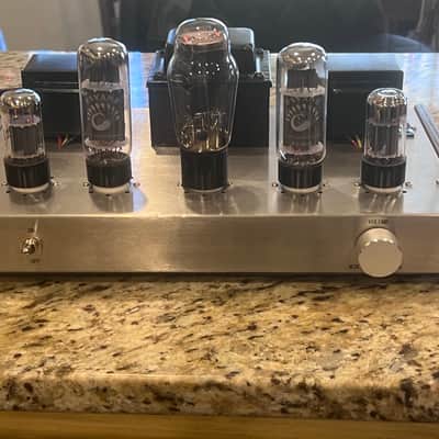 Douk Audio EL34 Hifi Stereo Tube Amplifier 2024 - Silver image 1