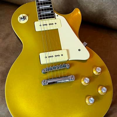 RARE 2003 Epiphone by Gibson 1956 Reissue Les Paul Standard | metallic goldtop sparkle