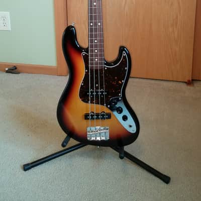 Fender Japan Jazz Bass Short Scale 2014 Three Tone Sunburst (JB62SS) image 1