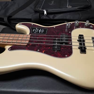 Fender Player Plus Precision PJ Bass BRAND NEW 4-String Active EQ Preamp Precision Jazz PJ Professional Pro Bass Guitar Noiseless Pickups Olympic Pearl White image 11