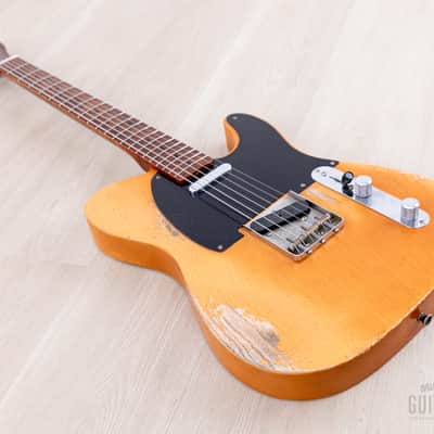 2024 Fender Custom Shop Masterbuilt Andy Hicks '51 Nocaster Telecaster Butterscotch Relic, Mint w/ Case, Tags, CoA image 11