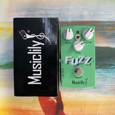Musiclily Fuzz octave effects pedal electric guitar - Green image 2