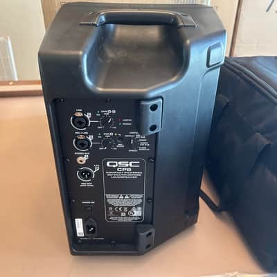 QSC CP8 Active Powered Speaker with Rockville Speaker Bag, Excellent+ image 3