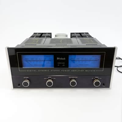 McIntosh MC7270 270-Watt Stereo Solid State Power Amplifier 1986 - 1991 - Black image 1