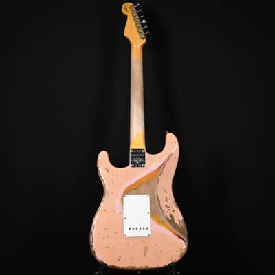 Fender Custom Shop Limited Edition '59 Stratocaster Super Heavy Relic- Aged Dirty Shell Pink/ Chocolate 3 Tone Sunburst 2025 (CZ586151) image 4