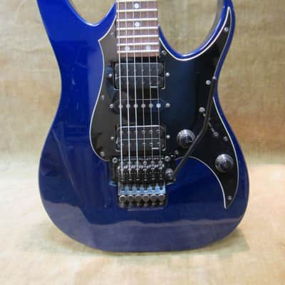 1991 Fender Heartfield Talon II Electric Blue Floyd Rose & Dimarzio's Orig Case Free US Shipping! image 1