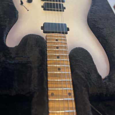 Ernie Ball Music Man Sabre HT with Maple Fretboard 2023 - 2024 Snowy Night image 3