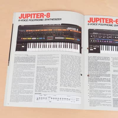 The Roland Keyboards Vol.3 catalog in German (Jupiter 8, System 100M, MC-4, Juno-60, SH-101, TR-808) image 3
