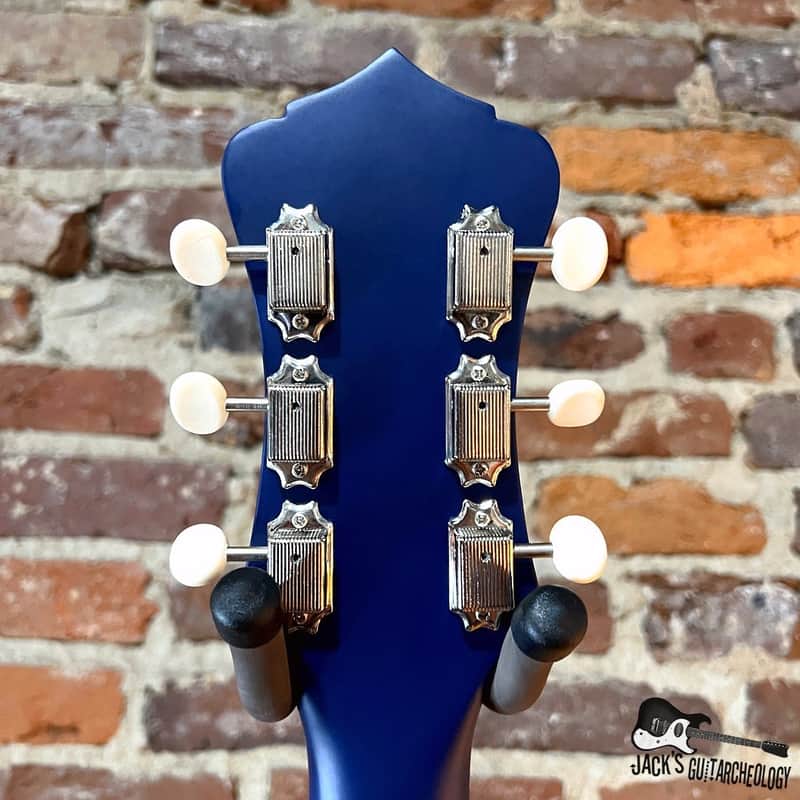 Recording King Dirty 37 OM Acoustic Guitar (2023 - Blue) | Reverb