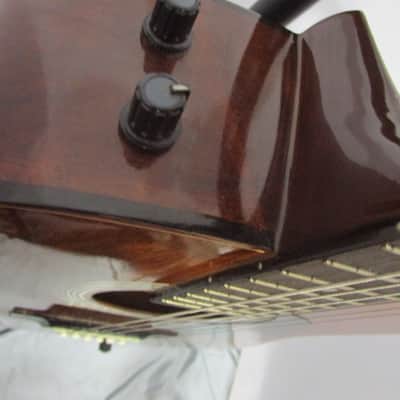 Harmony H160 Acoustic/Electric Guitar, Brown image 5